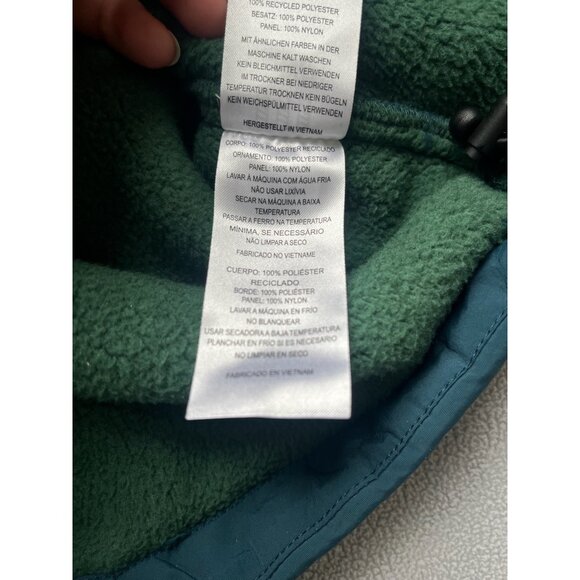 Topo Designs Jacket Mens Small Subalpine Fleece Full Zip Green Blue Gorpcore - Picture 7 of 9